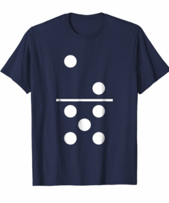 Domino Game 2 5 Funny Halloween Group Costume T Shirt Gifts