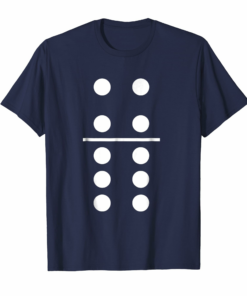 Domino Game 4 6 Funny Halloween Group Costume T Shirt Gifts
