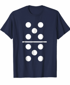 Domino Game 5 5 Funny Halloween Group Costume T Shirt Gifts