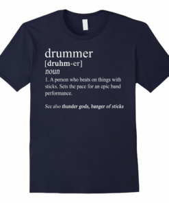 Drummer Shirts Gifts Drumming Definition