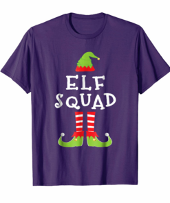 Elf Squad Matching Family Funny Elf Christmas T Shirt