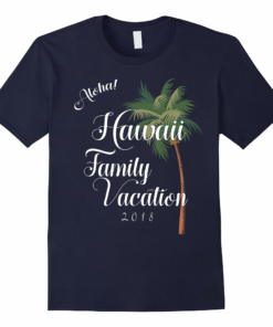 Family Vacation Hawaiian Palm Tree