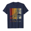 Giraffe T Shirt Zoo Keeper Africa Vintage Retro Gift