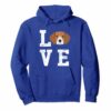 I Love My Dog Beagle Retro Dog Lover Hoodie
