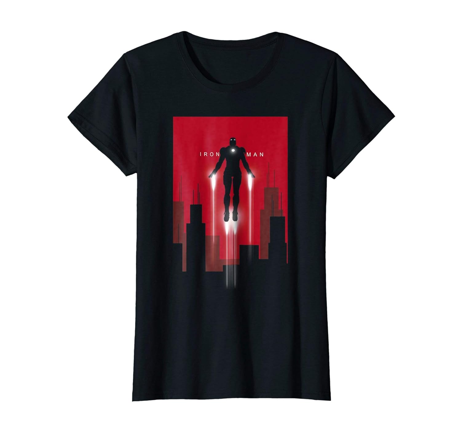 Iron Man In Flight Deco Art Style Graphic T Shirt Iron Man In Flight Deco Art Style Graphic T Shirt