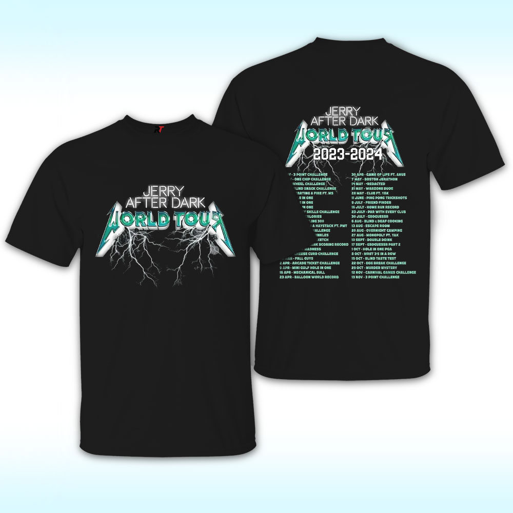 Jerry After Dark World Tour 2023, 2024 Shirt Jerry After Dark World Tour 2023, 2024 Shirt