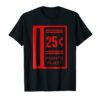 Mens Retro Gamer Shirt Classic Arcade Coin Op 25 Cent T Shirt