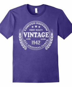 Mens Vintage 1942 Birthday T Shirt