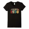 Mens Vintage 1978 Shirt Birthday
