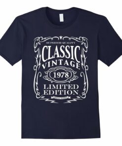 Mens Vintage 1978 T Shirt Birthday