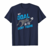 My Goal Is To Deny Yours Soccer Distressed T Shirt