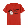 My Grass Is Blue Bluegrass Banjo Player Fan Retro T Shirt