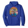 Nintendo Super Mario Group Retro Sunset Graphic Hoodie