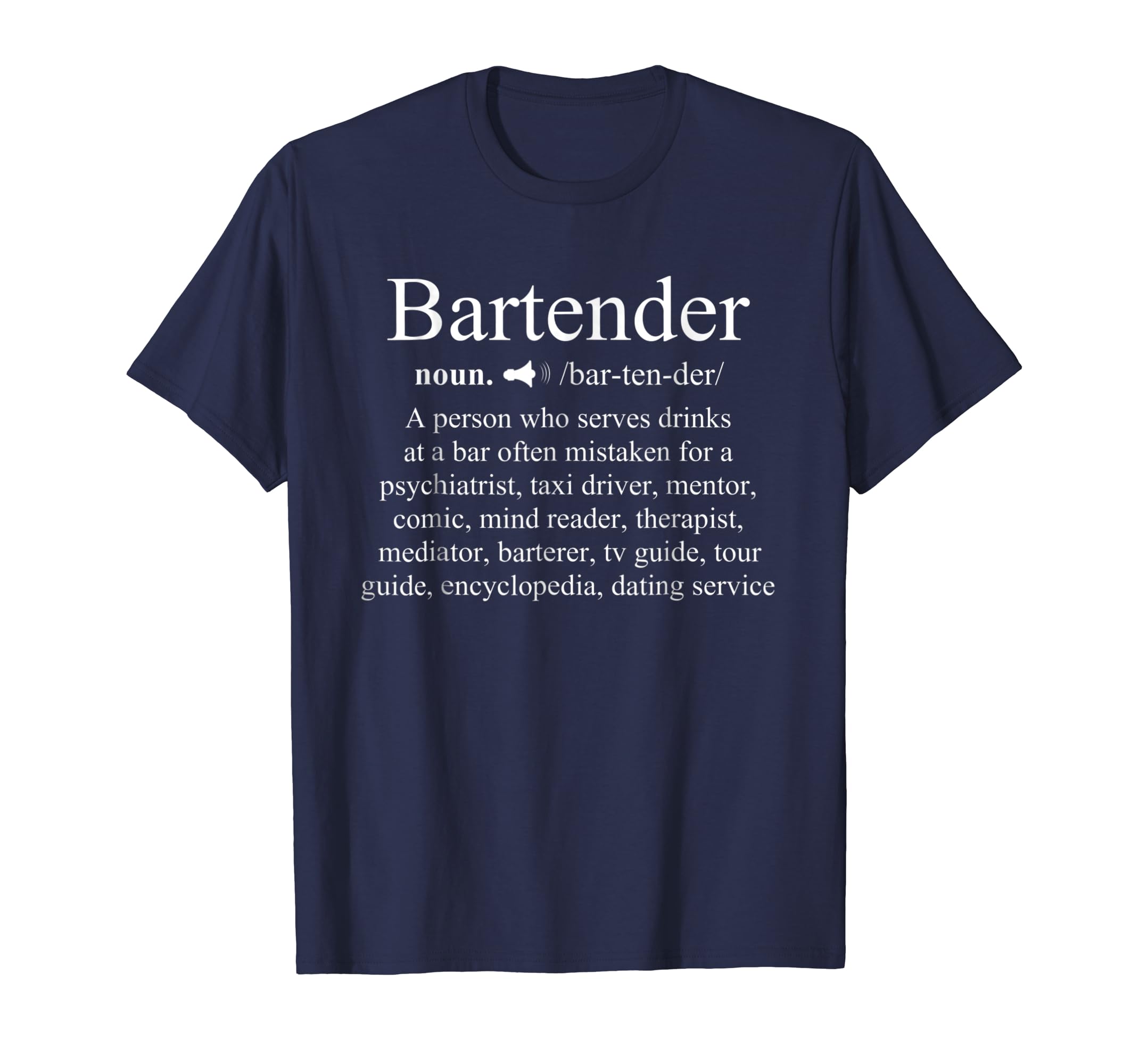 Noun Gifts Bartender Definition T Shirt Funny Bartending Bar Noun Gifts Bartender Definition T Shirt Funny Bartending Bar