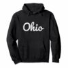 Ohio Retro Vintage Hoodie With Script