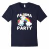 Pajama Party Funny Rainbow Unicorn
