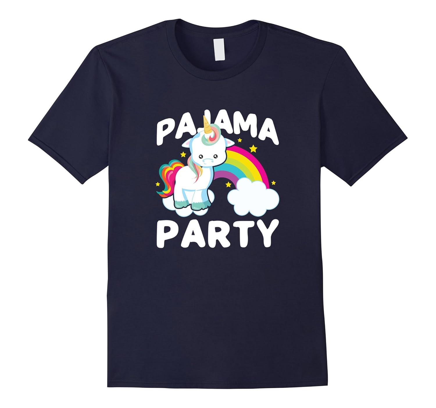 Pajama Party Funny Rainbow Unicorn Pajama Party Funny Rainbow Unicorn