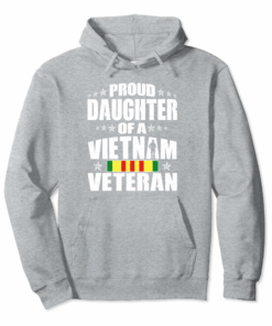Proud Daughter Of A Vietnam Veteran Hoodie Veterans Day Gift
