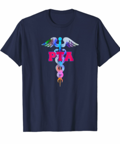 Pta Physical Therapist Assistant Caduceus T Shirt Novelty