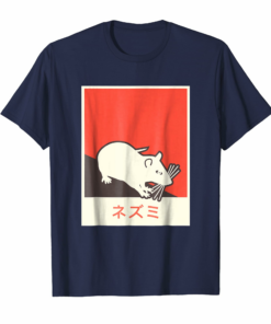 Rat Vintage Style Japanese Pet Rat T Shirt