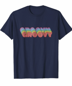 Retro 3d Groovy T Shirt Vintage 70s T Shirt