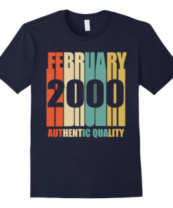 Retro February T Shirt Vintage Birthday