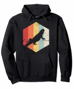 Retro Vintage Bearded Dragon Hoodie