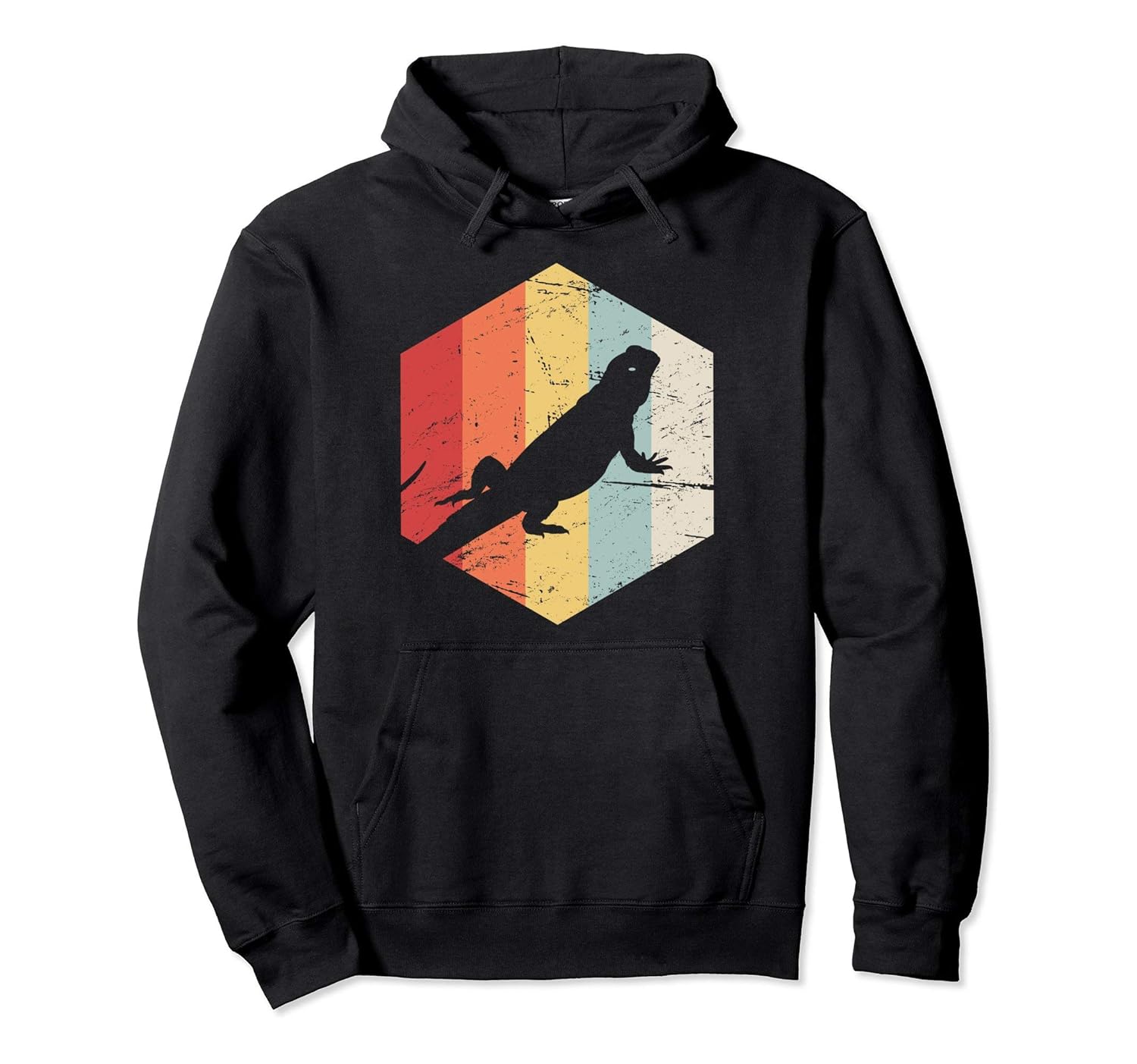 Retro Vintage Bearded Dragon Hoodie Retro Vintage Bearded Dragon Hoodie