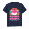 Retro Vintage Momma Sharks Tshirt Gift