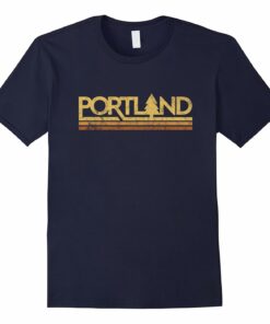 Retro Vintage Portland Oregon T Shirt