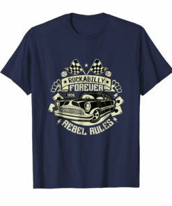 Rockabilly Hotrod 50s Style Retro Vintage Classic Car Shirt