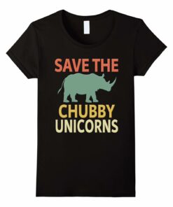 Save Chubby Unicorns Vintage T Shirt