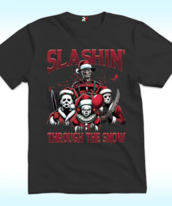 Slashin’ Through The Snow Christmas Shirt