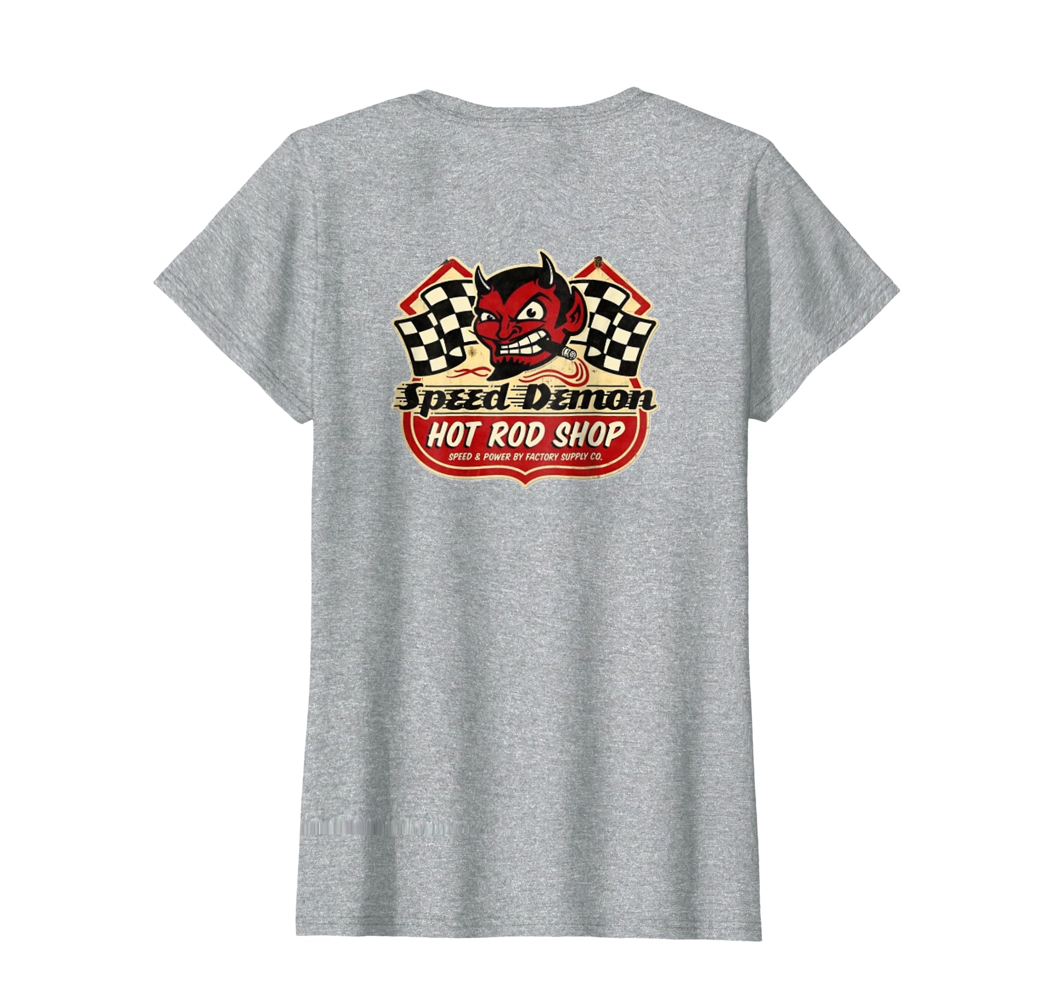 Speed Demon Retro Hot Rod Shop T Shirt Speed Demon Retro Hot Rod Shop T Shirt