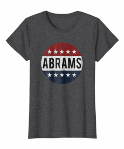 Stacey Abrams Shirt Retro Vote Stacey Abrams Button T Shirt