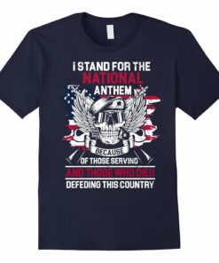Stand National Anthem Shirt Veteran