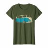Surf Van Beach Hippie Style Touring Van T Shirt