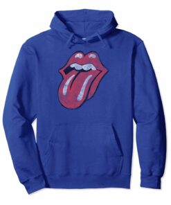 The Rolling Stones Distressed Tongue Hoodie