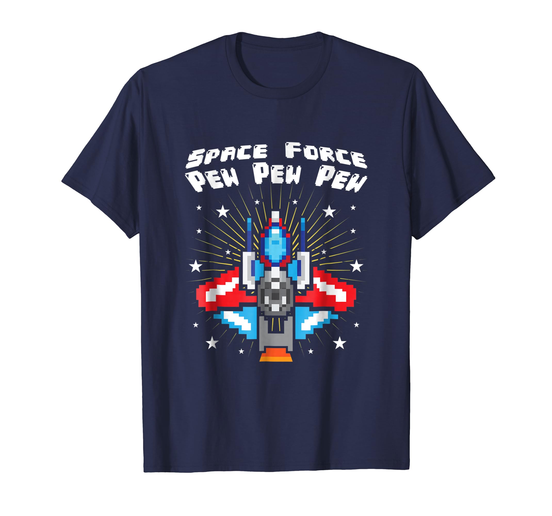 Us Space Force T Shirt Pew Pew Pew Retro 8 Bit Gamer Tee Us Space Force T Shirt Pew Pew Pew Retro 8 Bit Gamer Tee