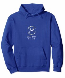 Vaporwave Sad Boy Hoodie For Retro 1990s Aesthetic Art Fan