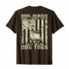 Veteran T Shirt Real Heroes Wear Dog Tags Veterans Day Gift