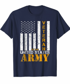 Vintage American Usa Flag Us Army Veteran T Shirt Cool Gift