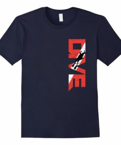 Vintage Distressed Scuba Diving T Shirt Dive