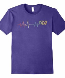 Vintage Heartbeat Retro Usa Birthday