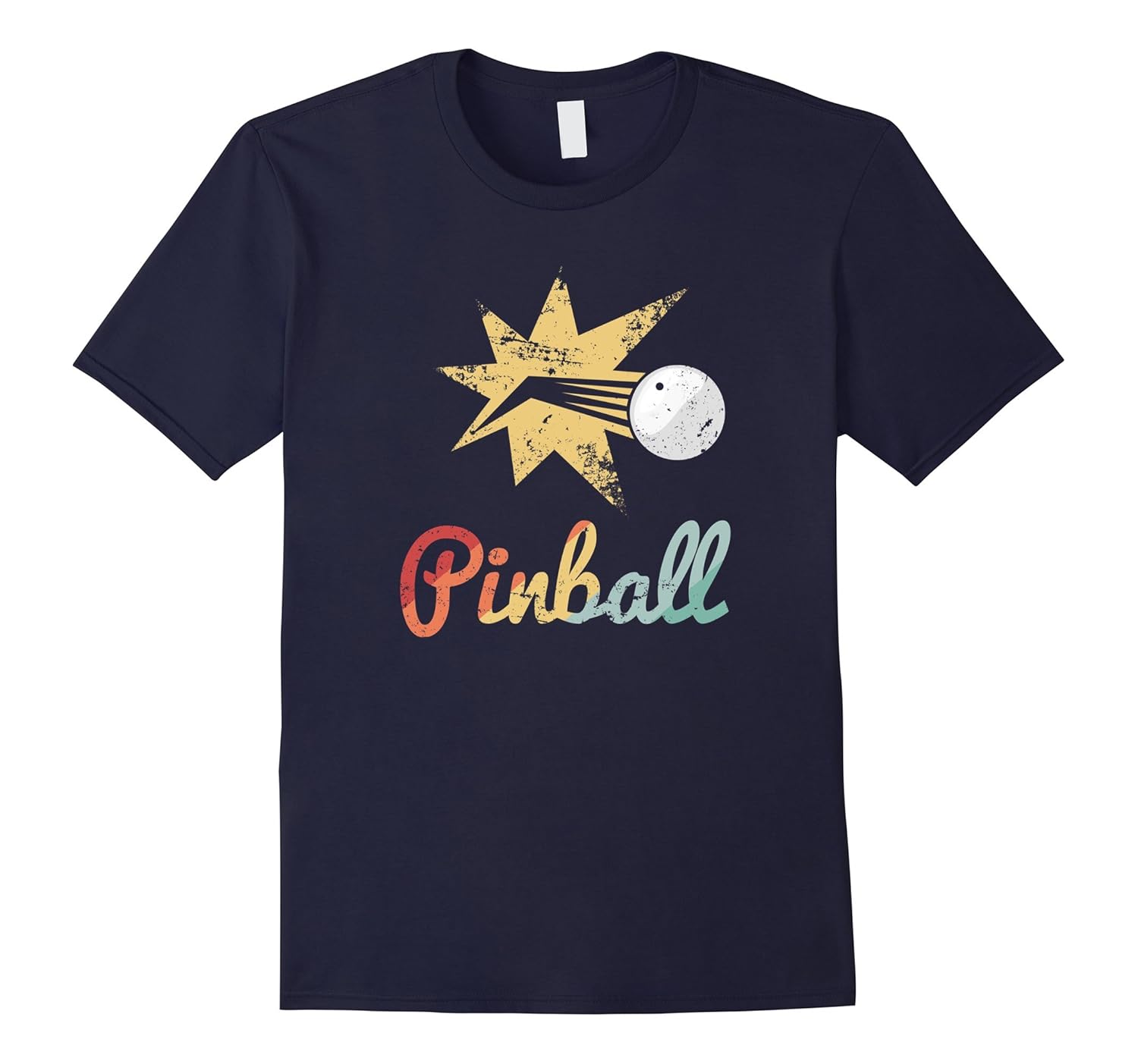Vintage Pinball Silver T Shirt Retro Vintage Pinball Silver T Shirt Retro