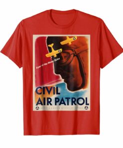 Vintage Poster Civil Air Patrol Retro T Shirt