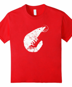 Vintage Shrimp Shirt Classic Distressed