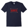 Vintage Style Lacrosse Player T Shirt