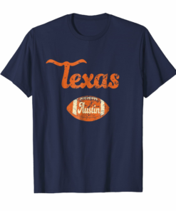 Vintage Texas Shirt Retro Distressed Austin Football T Shirt