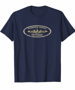 Vintage Us Navy Submarine Service Veteran T Shirt